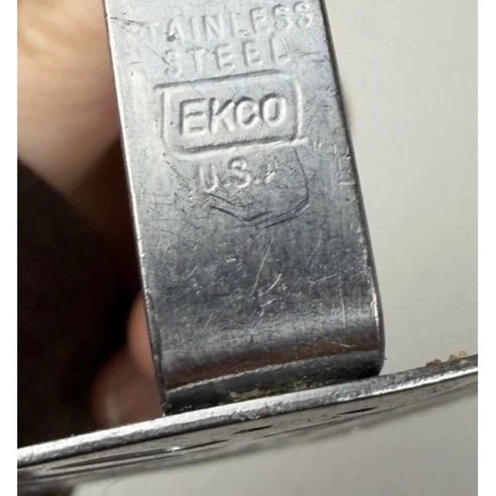 Vintage‎ Ekco Stainless USA Mashed Potato Masher Stainless Steel Kitchen Tool